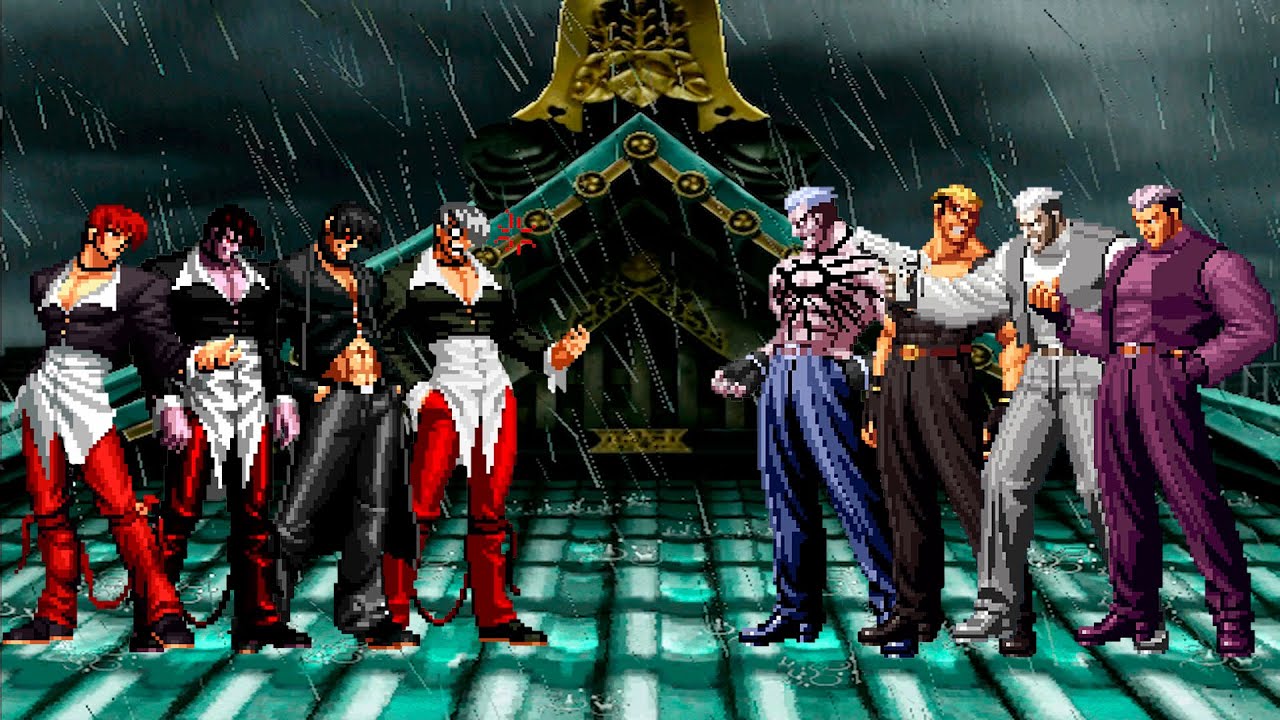 [KOF Mugen] Iori Yagami Team vs Ryuji Yamazaki Team