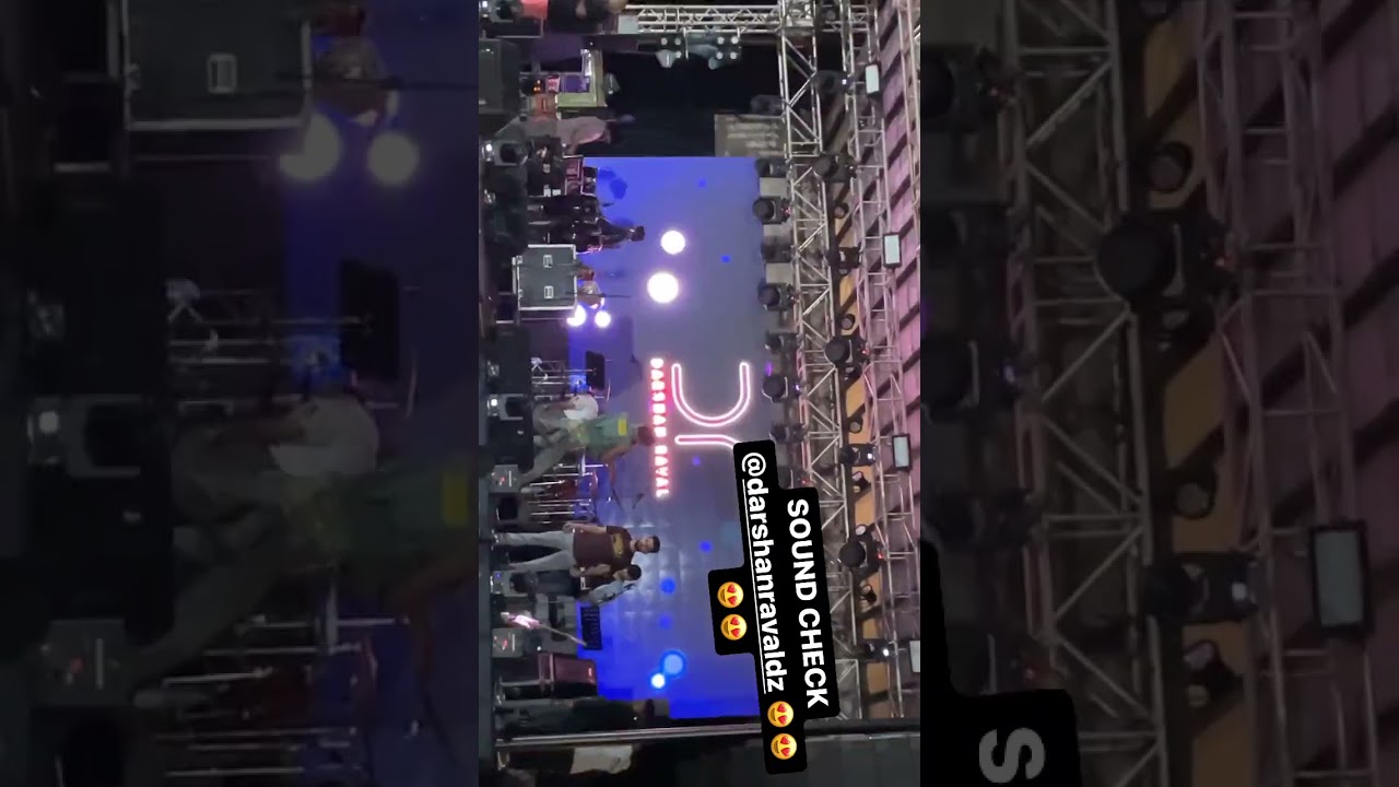 Darshan Raval Goa Concert Sound Check