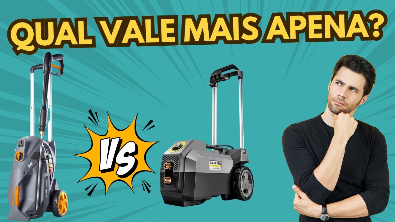 WAP 5100 TURBO VS KARCHER HD 585 PROFI QUAL LAVADORA VALE MAIS APENA?
