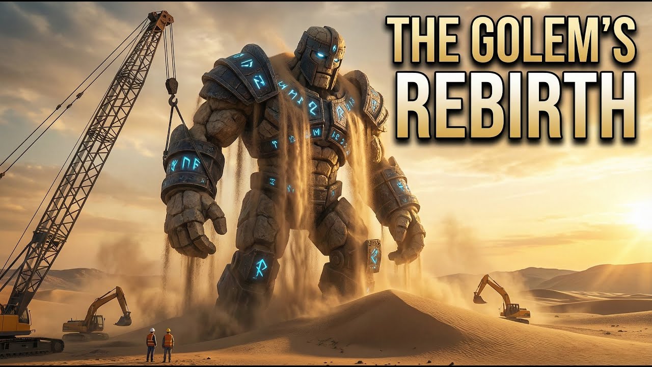 Legendary Excavation: Unearthing a Buried Ancient Golem — Full Restoration to Like-New