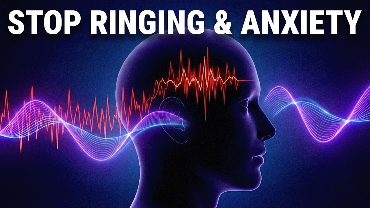 STOP RINGING & ANXIETY 🛑 4 5kHz Relief + 6Hz Calm 8D Tinnitus Reset