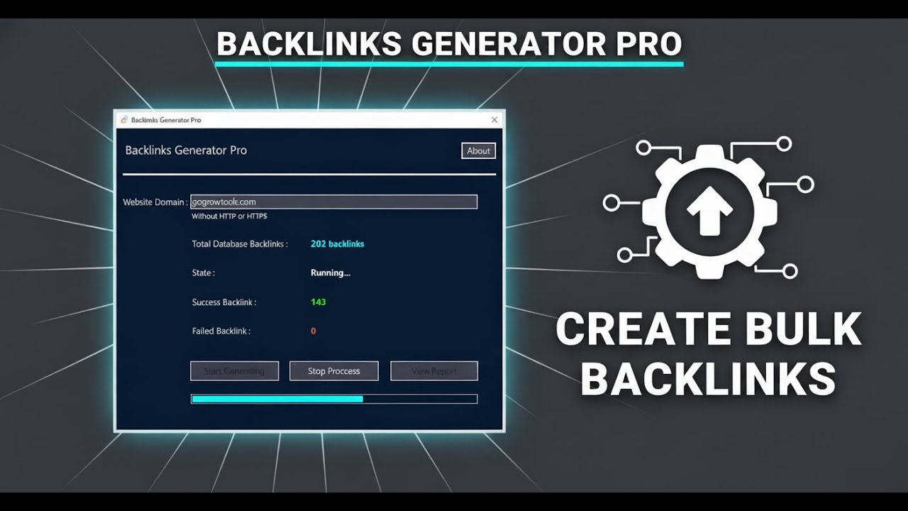Backlinks Generator Pro | Create Backlinks, Track Results & Resell for Profit