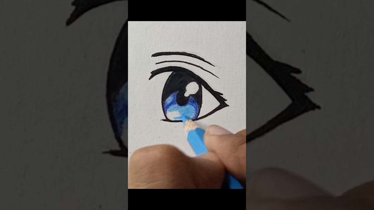 how to draw anime eye like a pro✨ #stylishart #shorts