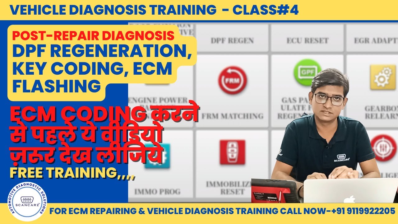 Car Scanner Post-Repair Functions | Free Training | SCANCARZ | DPF Regeneration | ECM Coding | X431