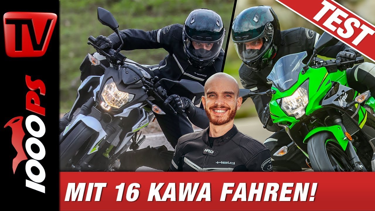 Kawasaki Z125 und Ninja 125 Test deutsch - Top Speed - Sound