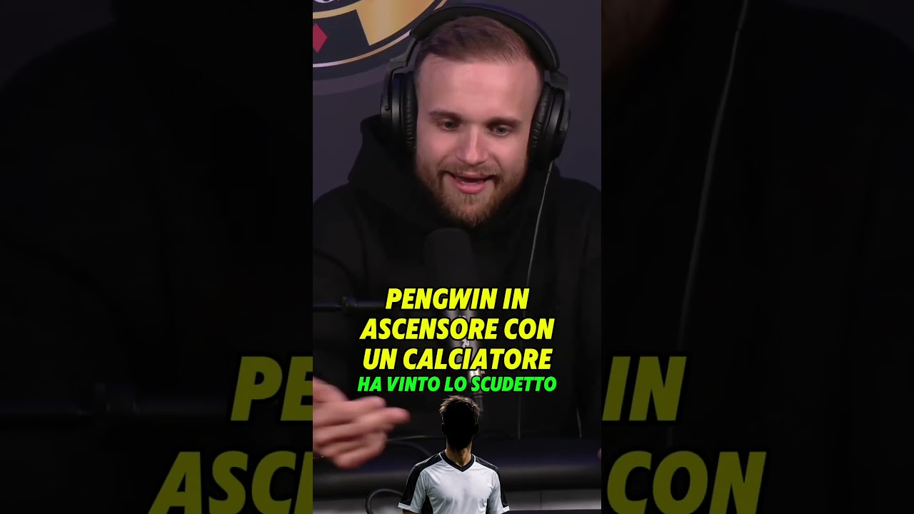 In ascensore con un calciatore #ilpengwin