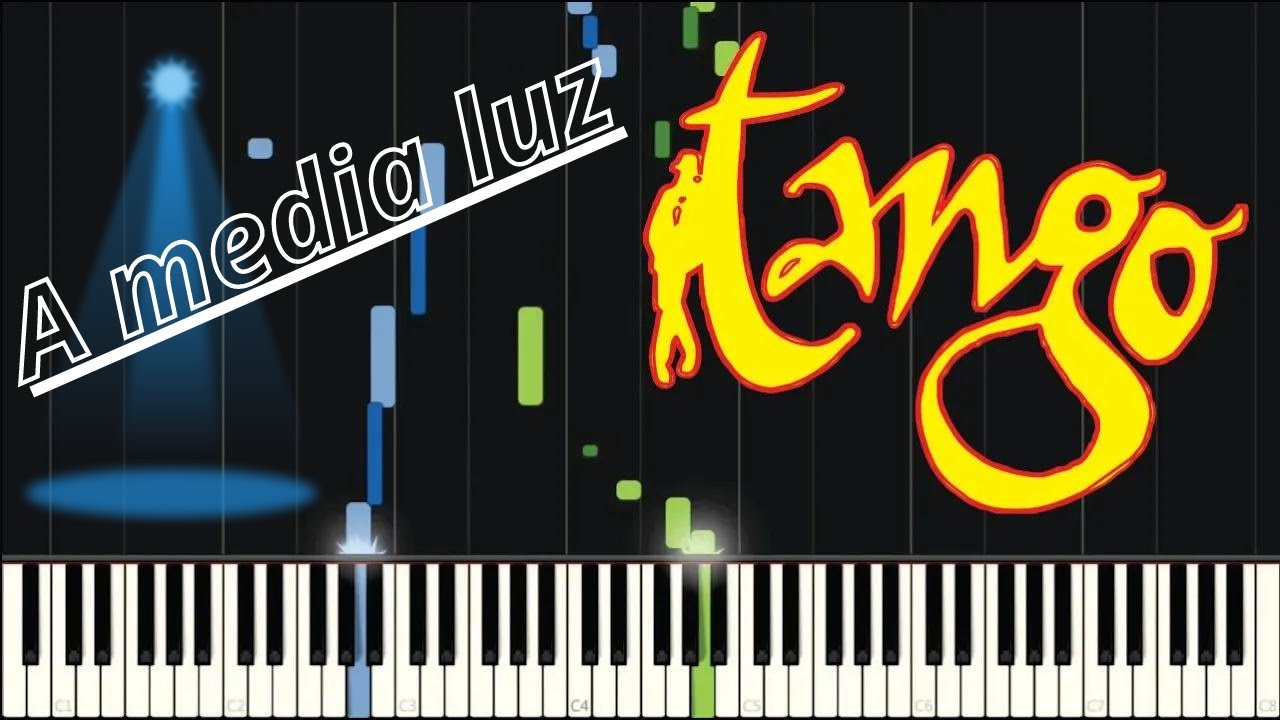 A media luz | Tango versión fácil | Easy version | Tutorial