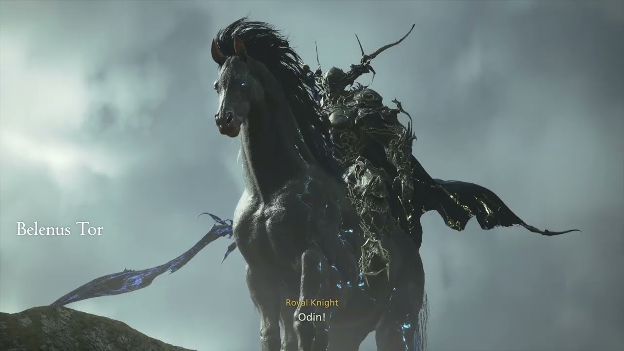 Final Fantasy 16 - Awakening: Dion Lesage's Bahamut Fights Barnabus Tharmr's Odin Battle Cutscene