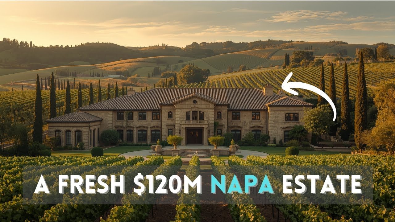 This $120M Napa Valley Luxury Mansion Has a  Bakery Room & Organic Farm Garden
