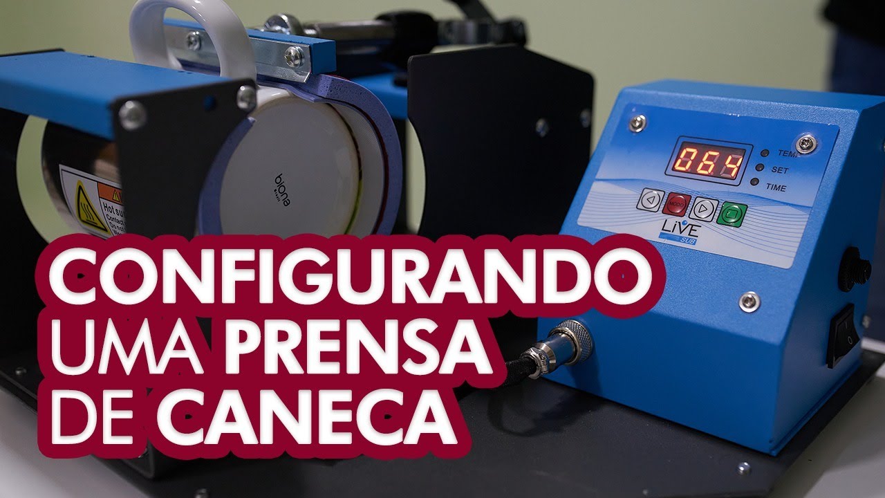 CONFIGURANDO A PRENSA DE CANECA LIVE SUB