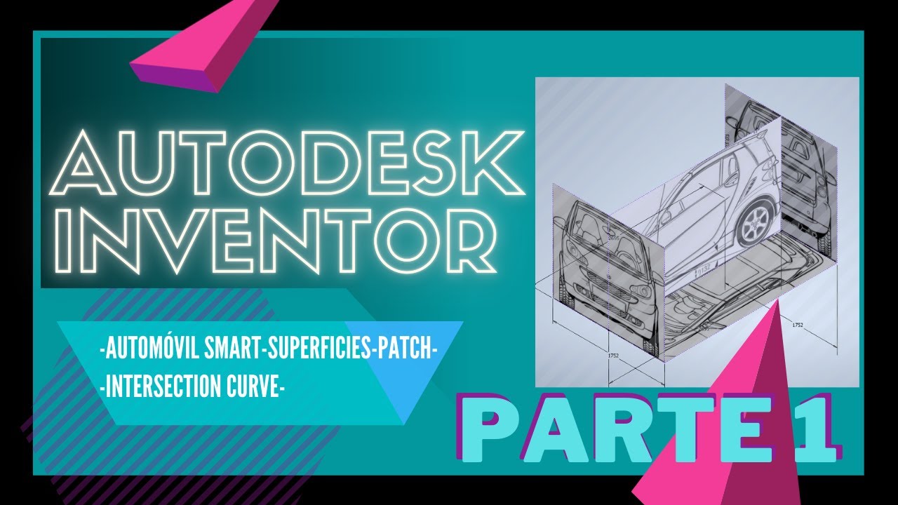 |Automóvil smart| superficies | patch | intersection curve | parte 1