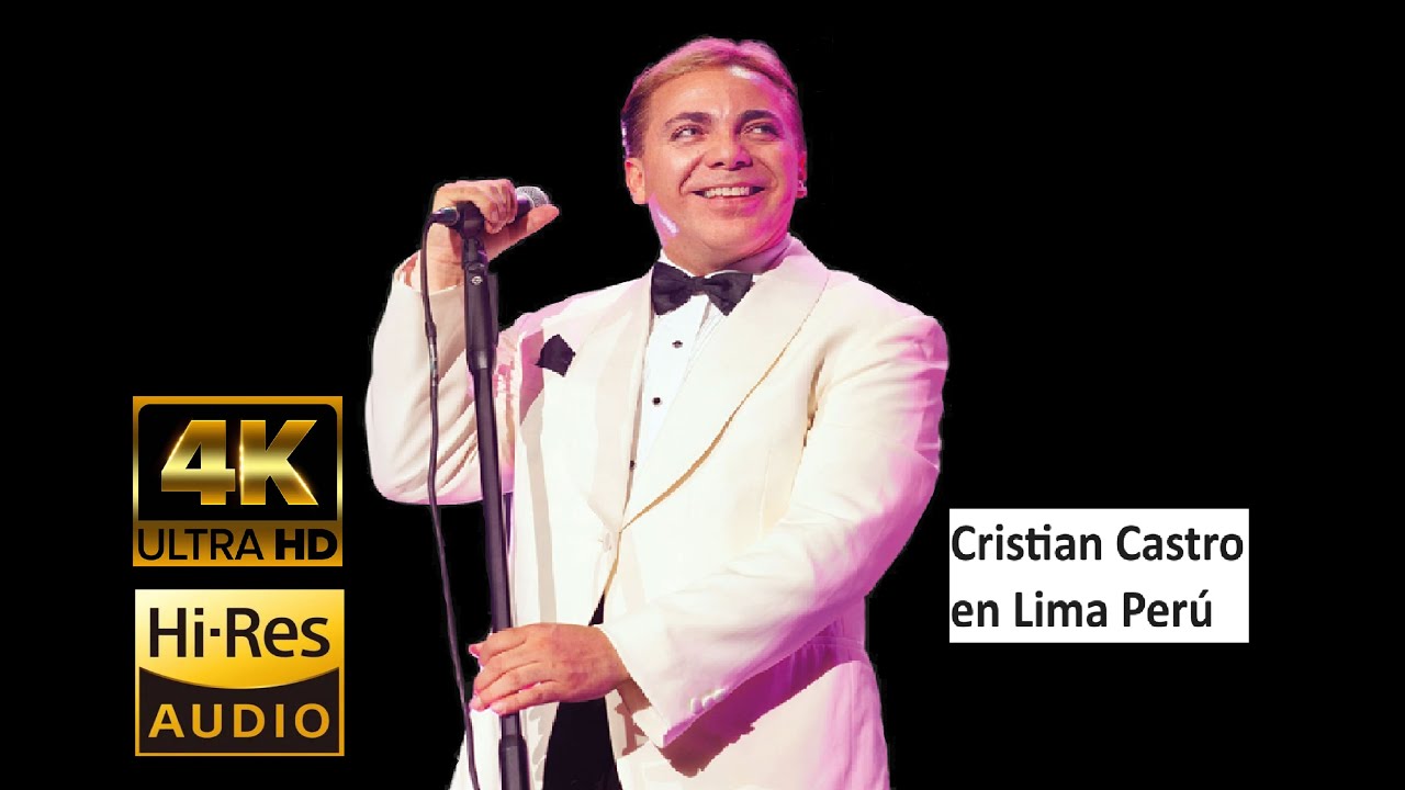 Cristian Castro en Lima Perú - Hits Tour 2025 - 24 de Octubre del 2025