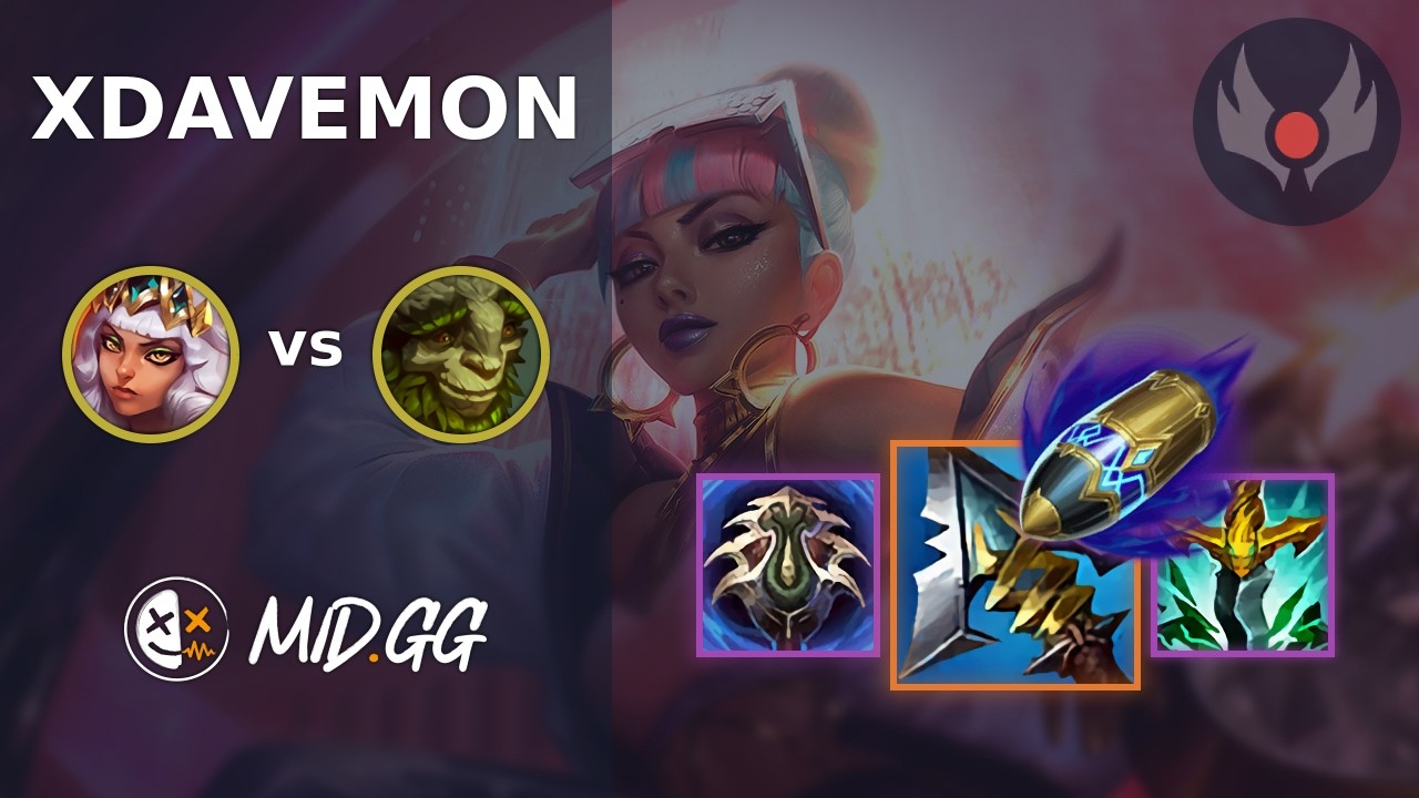MID.GG: [ xDavemon ] Qiyana JUNGLE vs Ivern | NA GRANDMASTER | LOL Season 2026