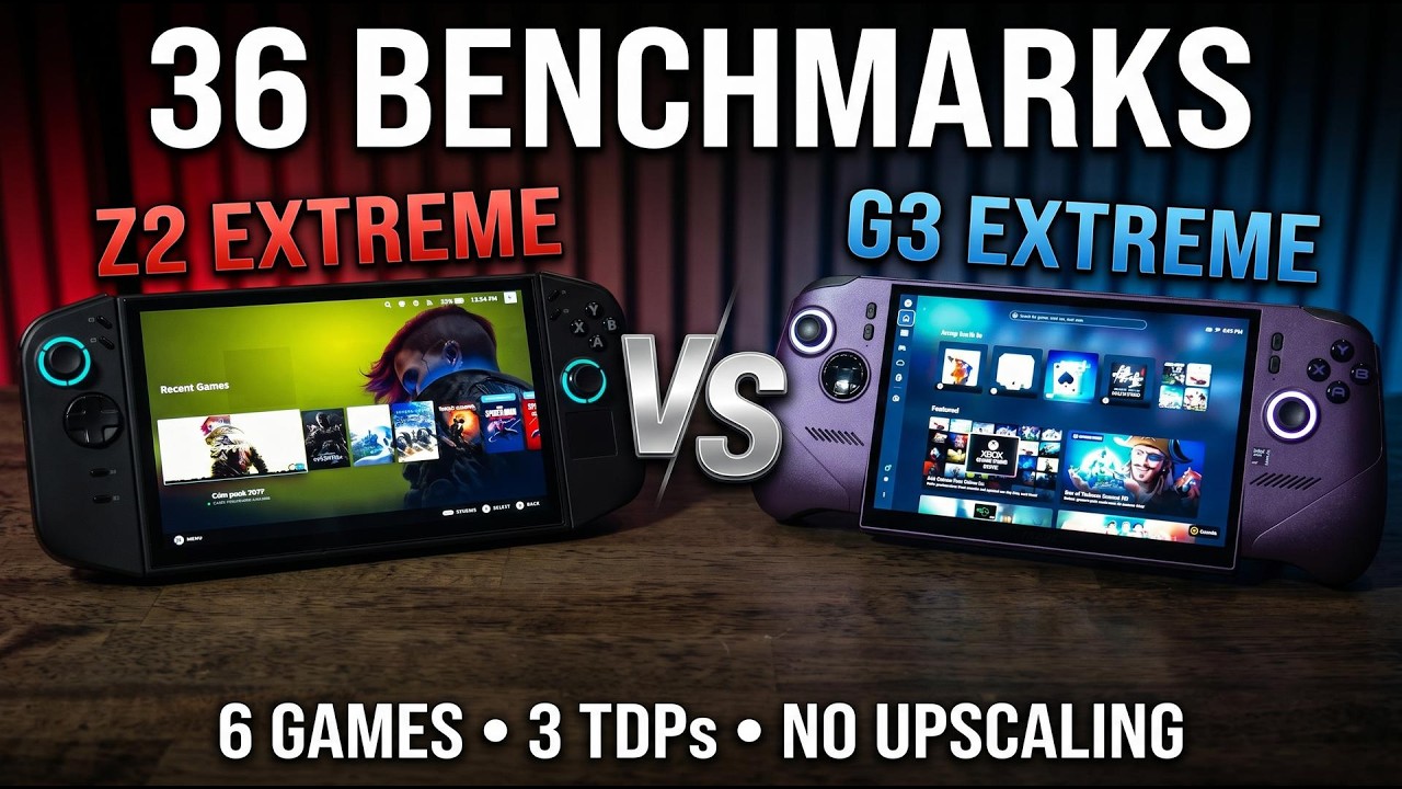 Which Handheld Console Actually Performs Better? MSI Claw 8 EX AI+ vs Legion Go 2