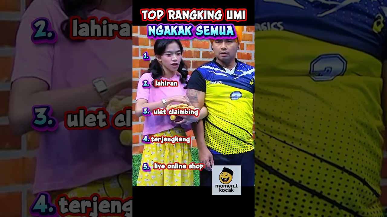 Top rangking umi quary lucu banget #lucu #viral #laporpaktrans7 #meme