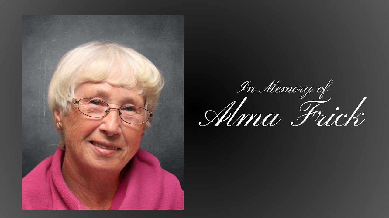 Alma Frick Memorial Service