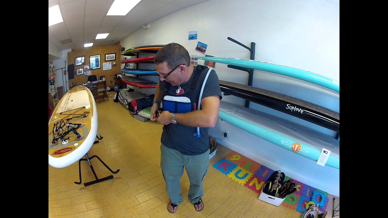 VestPac Hydration Pack for Stand Up Paddleboarding