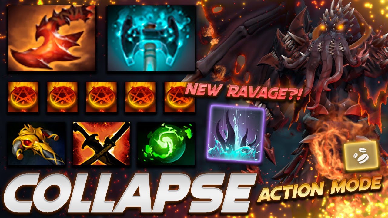 Collapse Doom Action Mode [NEW RAVAGE?] - - Dota 2 Pro Gameplay [Watch & Learn]