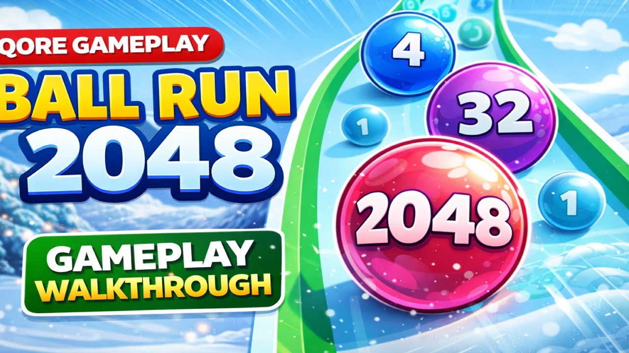 Ball Run 2048: Merge Number | Addictive 2048 Runner Gameplay (Android/iOS)