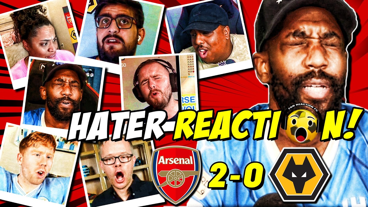 Bobby Bounce Reacts: Arsenal RIVALS & HATERS Reactions to Arsenal 2-0 Wolves