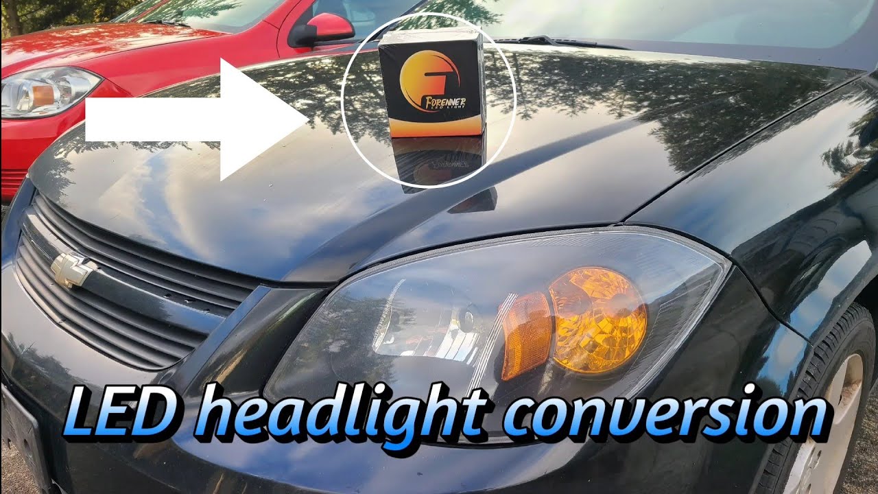 Замена светодиодных фар — 337 690 миль, Chevrolet Cobalt 2009 года