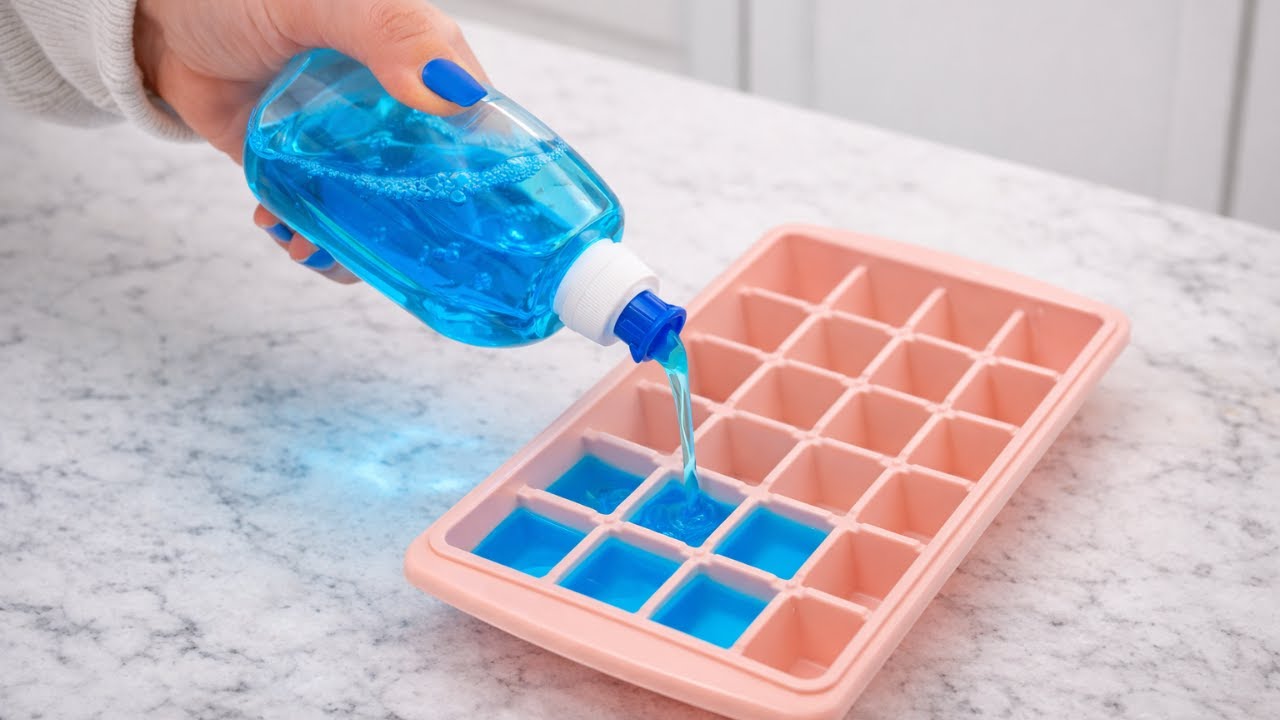 Заморозьте средство для мытья посуды! Почему все сейчас это делают?