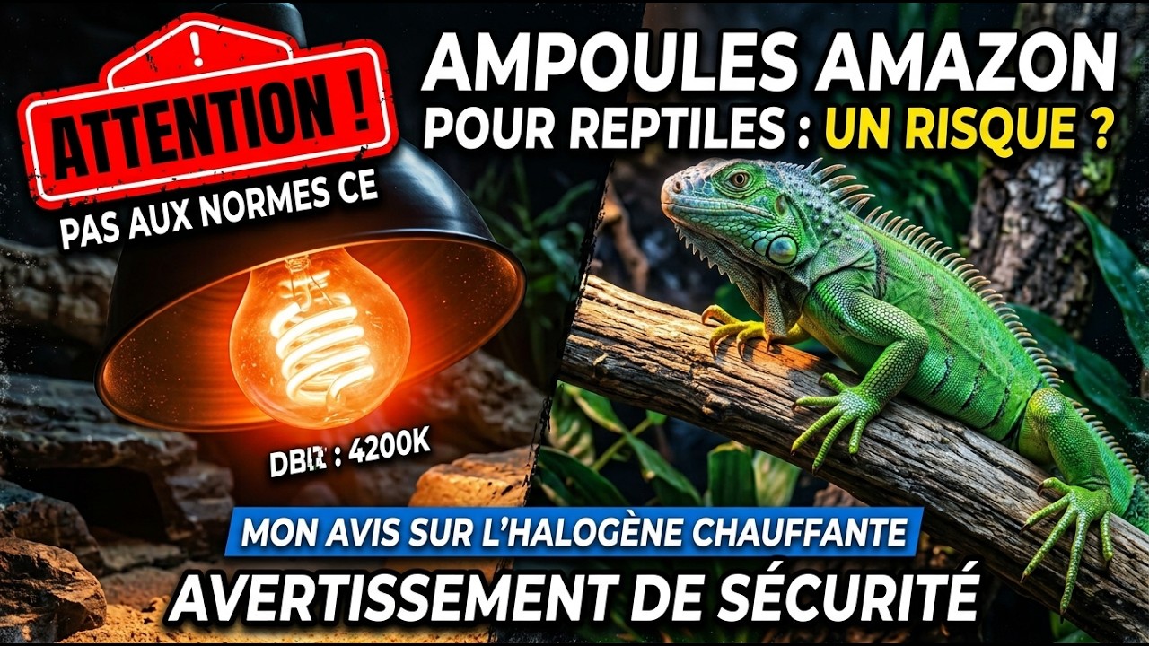 Mon avis sur les ampoules halogènes chauffantes UVB UVA d'Amazon