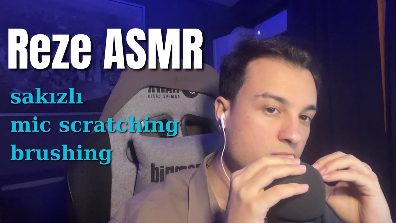 çoklu trigger ve sakız | sakızlı, biraz anlaşılmayan fısıltı, mic scratching, brushing | Türkçe ASMR