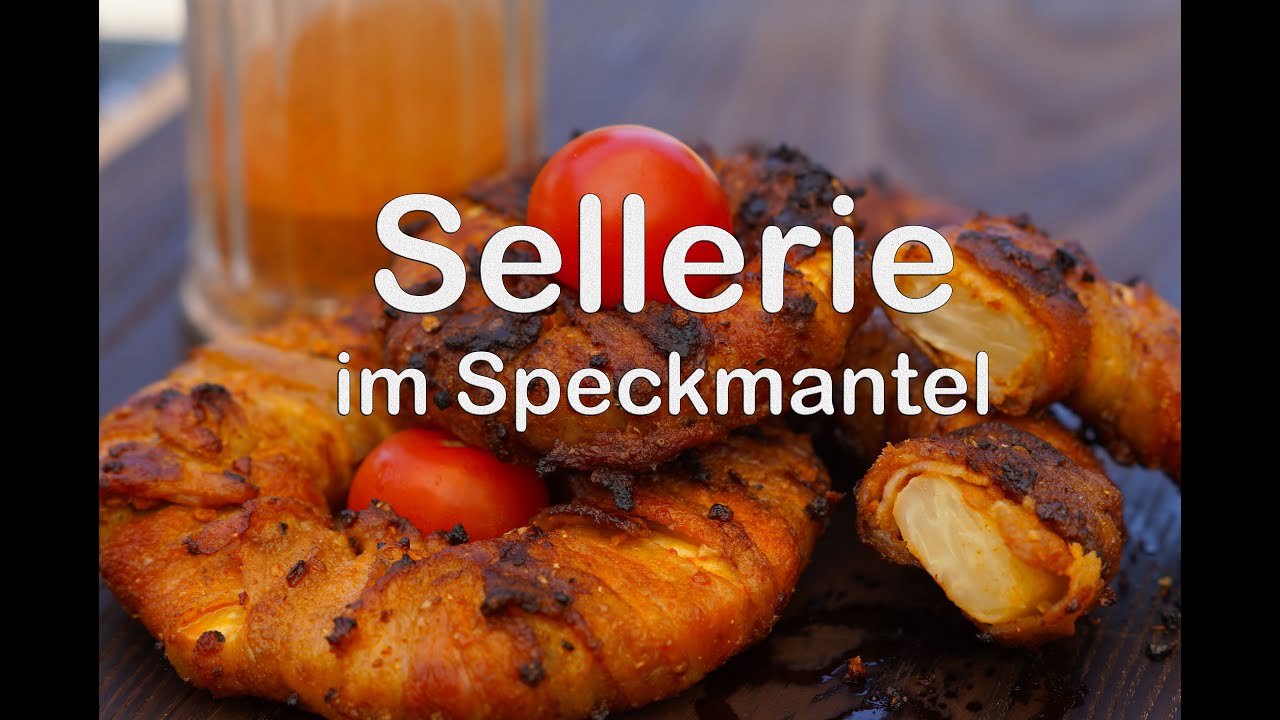 Sellerie im knusprigen Speckmantel