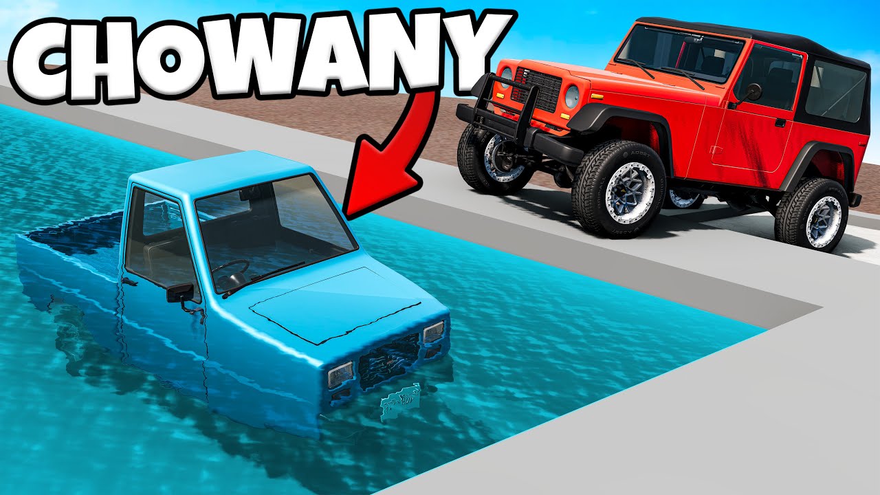 ❄️ EKSTREMALNY CHOWANY AUTAMI!? | BeamNG Drive |