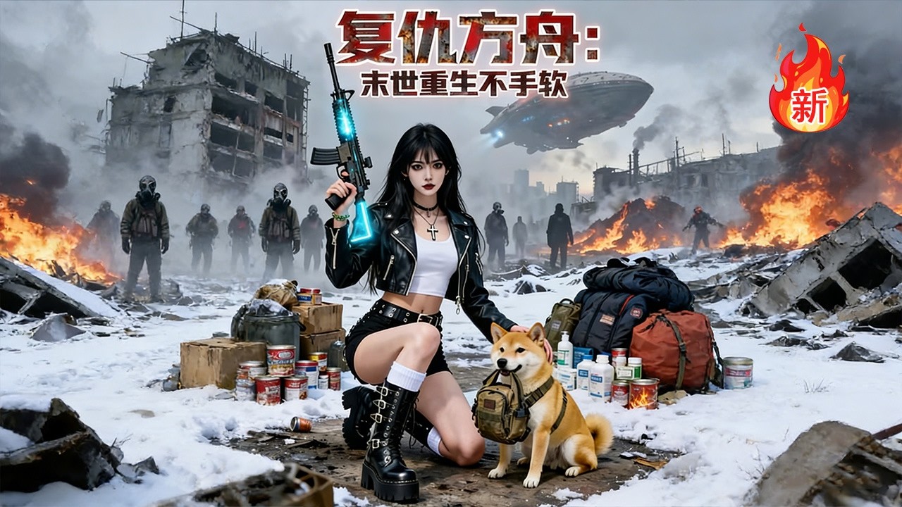 【热门🔥剧】《复仇方舟：末世重生不手软》被夺空间惨死重生，我疯狂囤货升级翡翠戒指，在废墟重启人类文明！ #漫剧#完结#玄幻#逆袭#嘎嘎乐#科幻