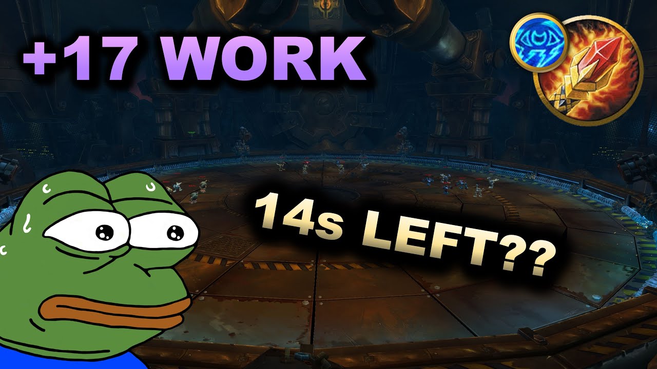 14s LEFT IN +17 WORKSHOP?! Arcane Mage M+ PoV | WoW 11.1.5 The War Within Season 2