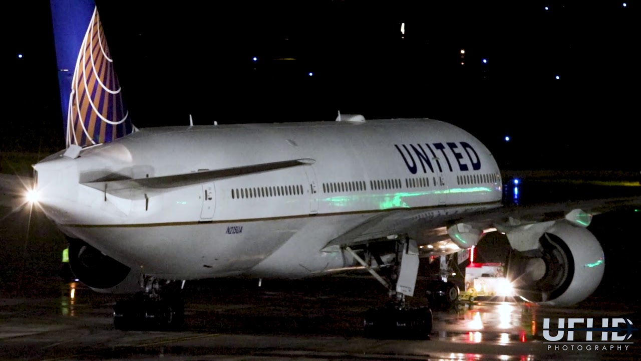 Houston IAH Rainy Night Movements