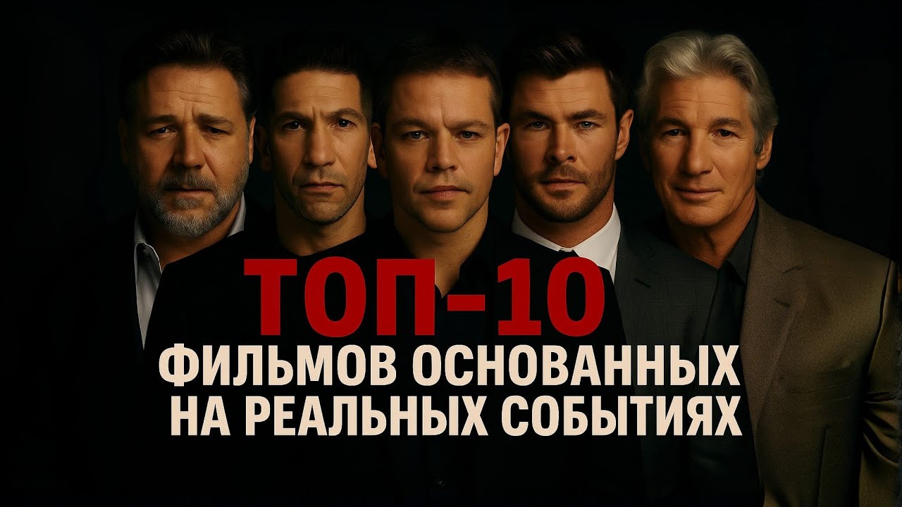 ТОП-10 ФИЛЬМОВ ОСНОВАННЫХ НА РЕАЛЬНЫХ СОБЫТИЯХ