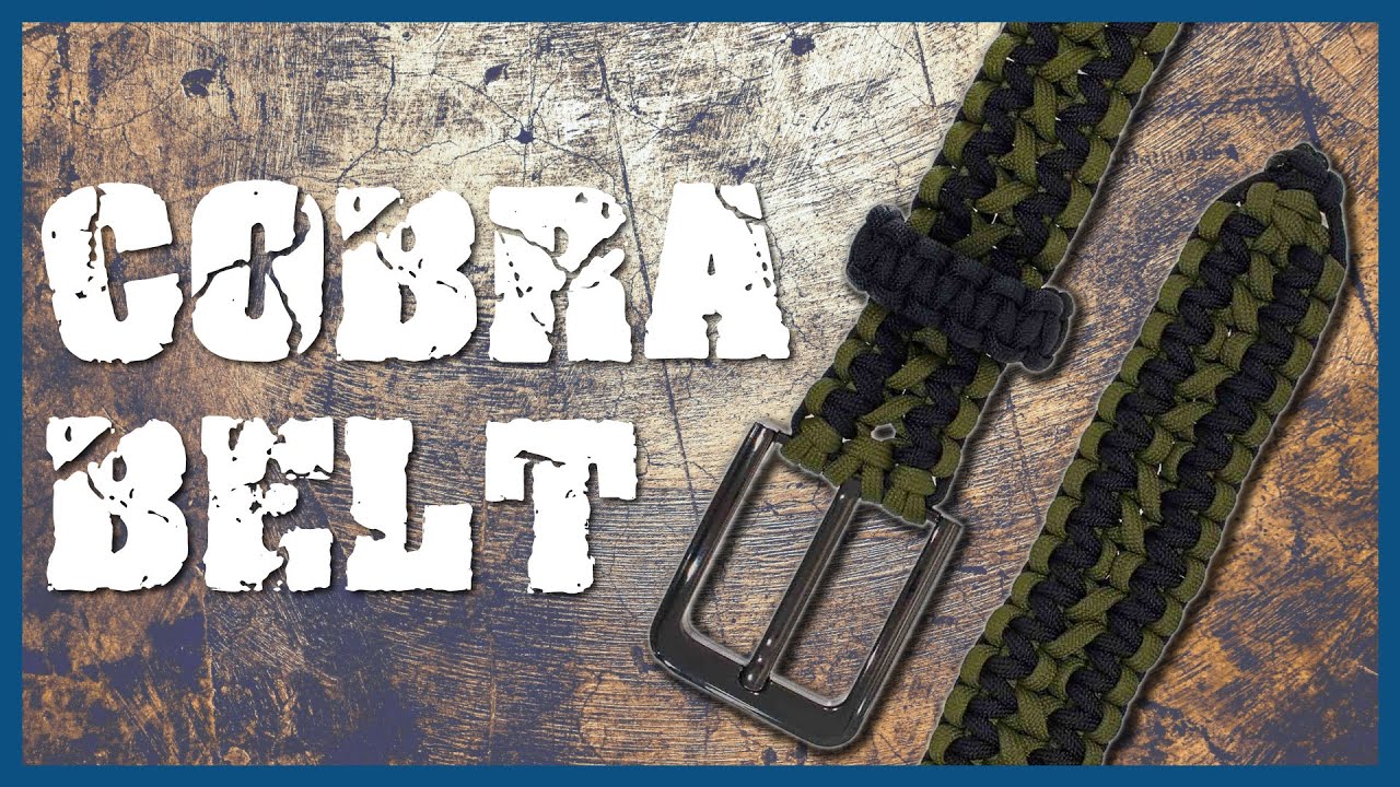 Paracord Belt Tutorial—Double Cobra