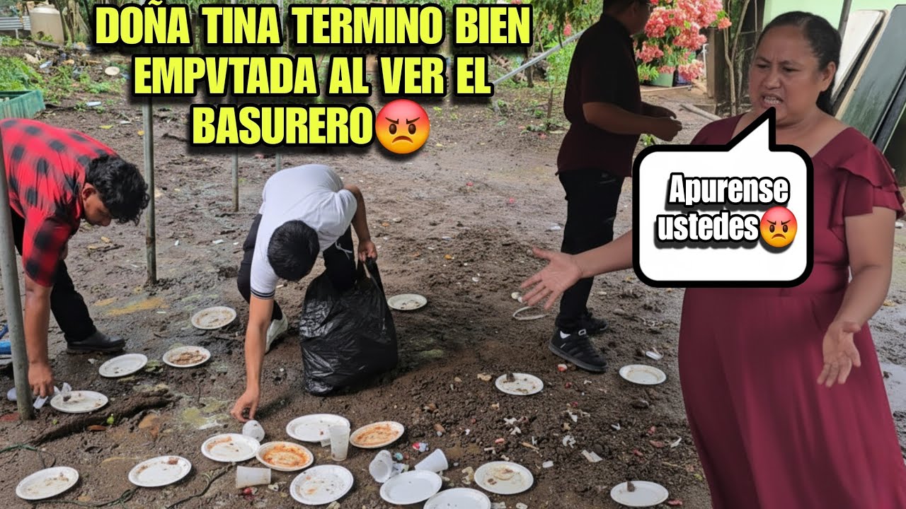 Nadie Quiso Limpiar El Lugar, Así De Sucio Quedo Todo, Doña Tina Estaba Furiosa😱