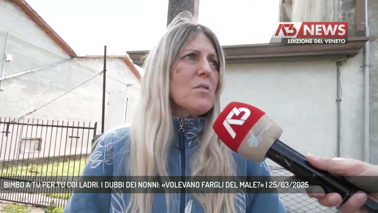 BIMBO A TU PER TU COI LADRI. I DUBBI DEI NONNI: «VOLEVANO FARGLI DEL MALE?» | 25/03/2025