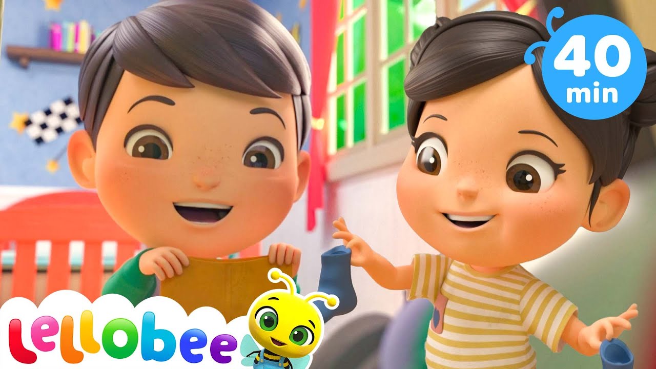 Getting Dressed | Lellobee | Baby Songs and Kids Cartoons
