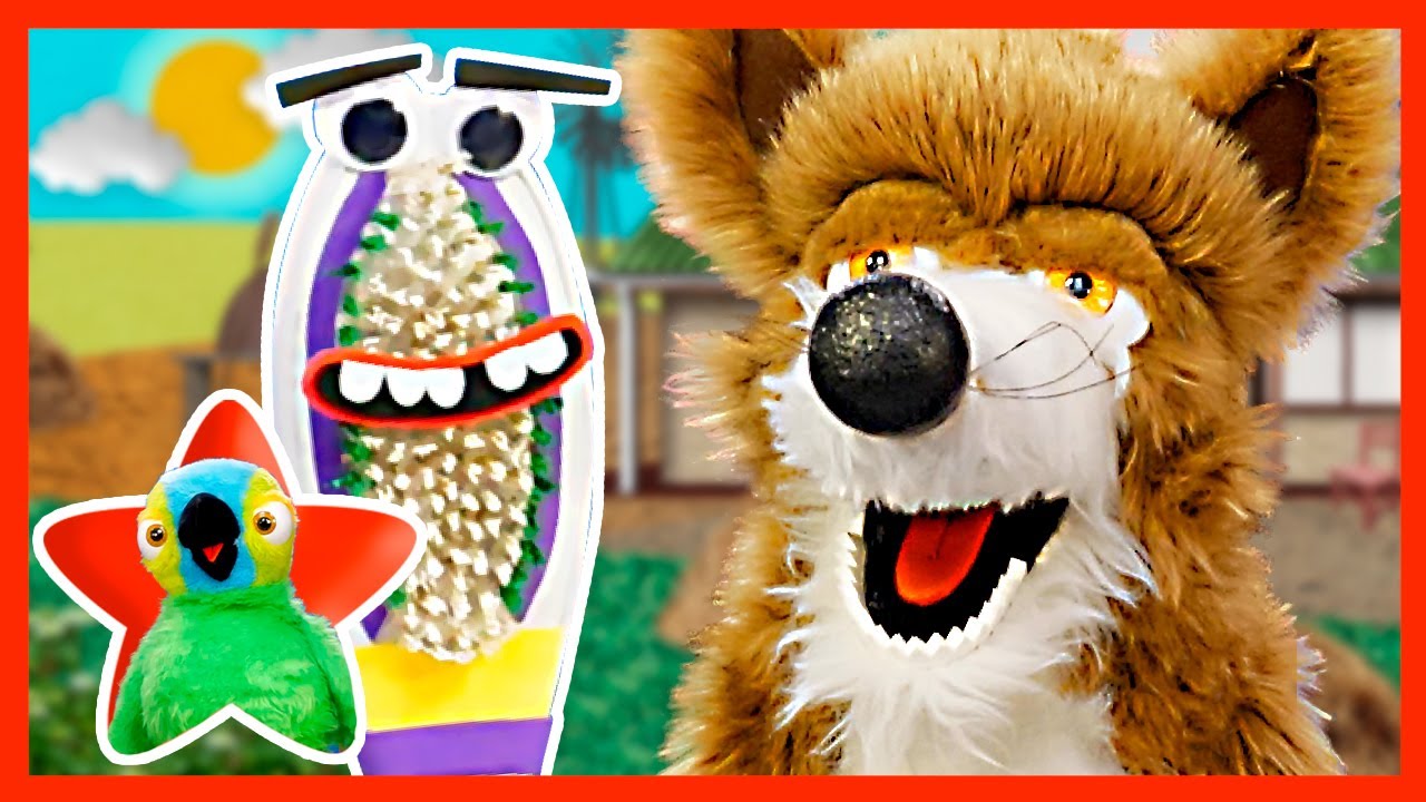 🐺 BETO THE WOLF Gets A Toothbrush 😬 The Puppets of the Farm 🐮 FOR KIDS