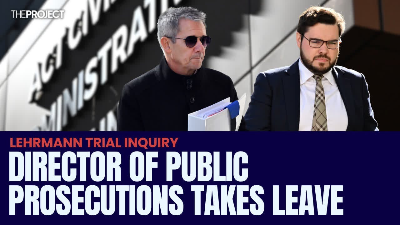 ACT Director Of Public Prosecutions Shane Drumgold On Leave During Lehrmann Inquiry