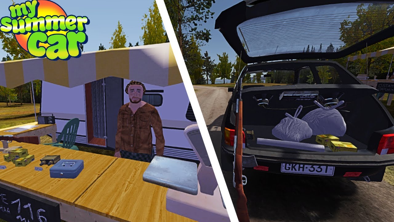 GOING ON A MOOSE HUNTING TRIP + NEW JOB TO MAKE MONEY | My Summer Car Mod #15