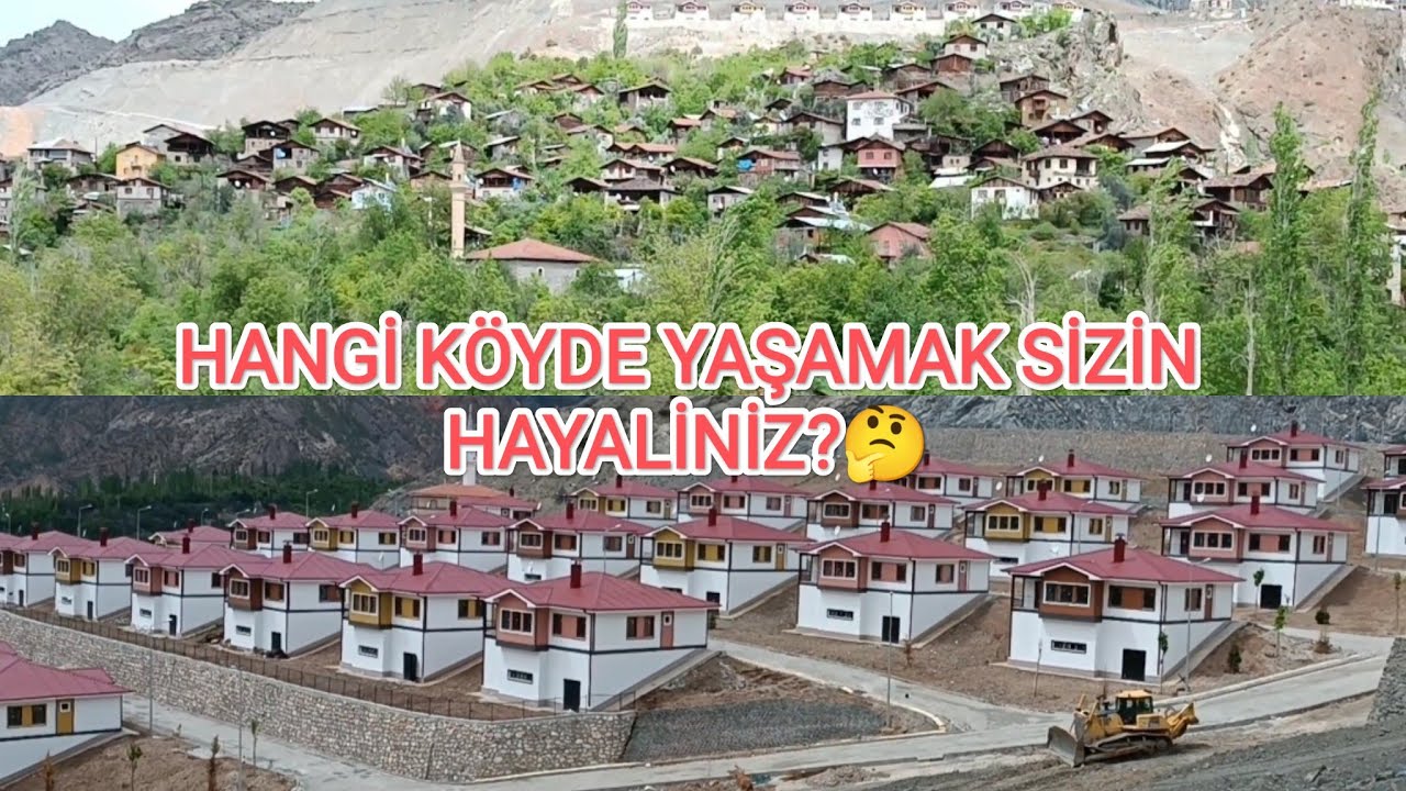 HANGİ KÖYDE YAŞAMAK İSTERDİNİZ(BARAJ ÖNCESİ VE SONRASI)😯 #yusufeli #baraj #yusufelibarajı #köy #doğa