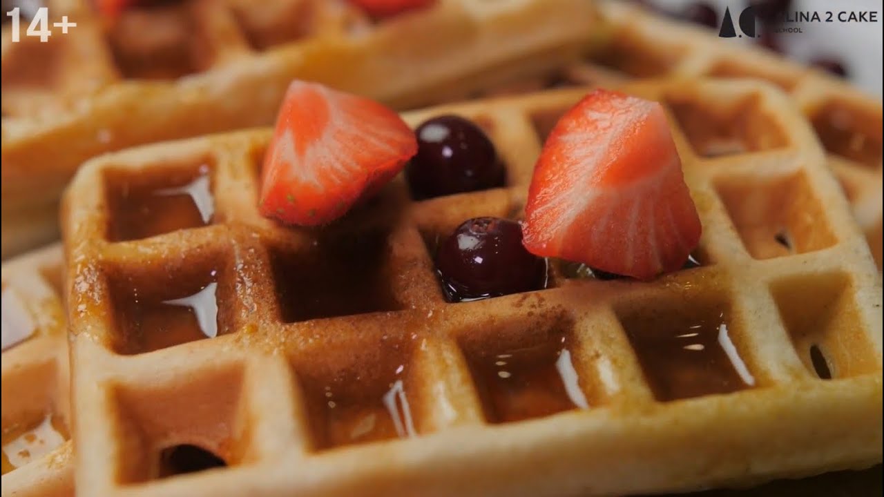 ВКУСНЕЙШИЕ мягкие ВАФЛИ с Имбирем и Апельсиновым сиропом / Рецепт для Вафельницы. 14+