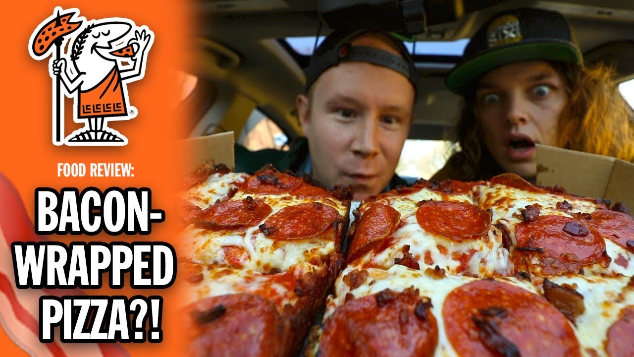 Little Caesars' Bacon-Wrapped Deep! Deep! Dish Pizza Food Review