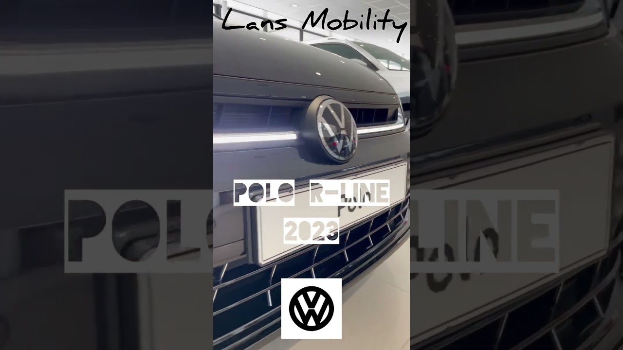 Volkswagen NEW Polo R-Line 2023 Deep Black Pearl Front