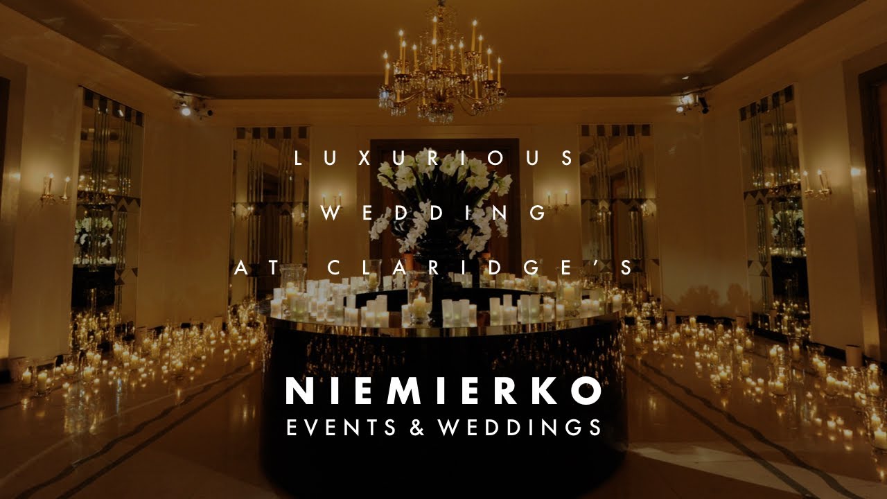 Art Deco Wedding at Claridge's Hotel, London