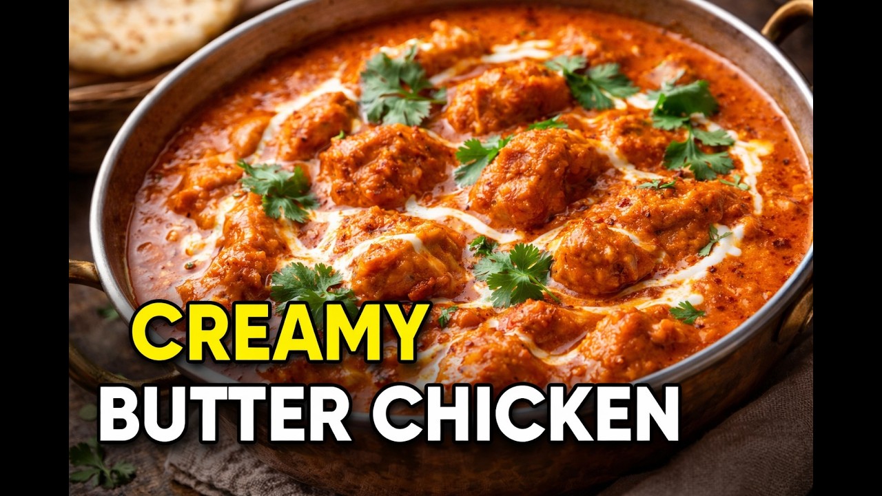 Restaurant Style Butter Chicken Recipe | Creamy & Easy Indian Curry