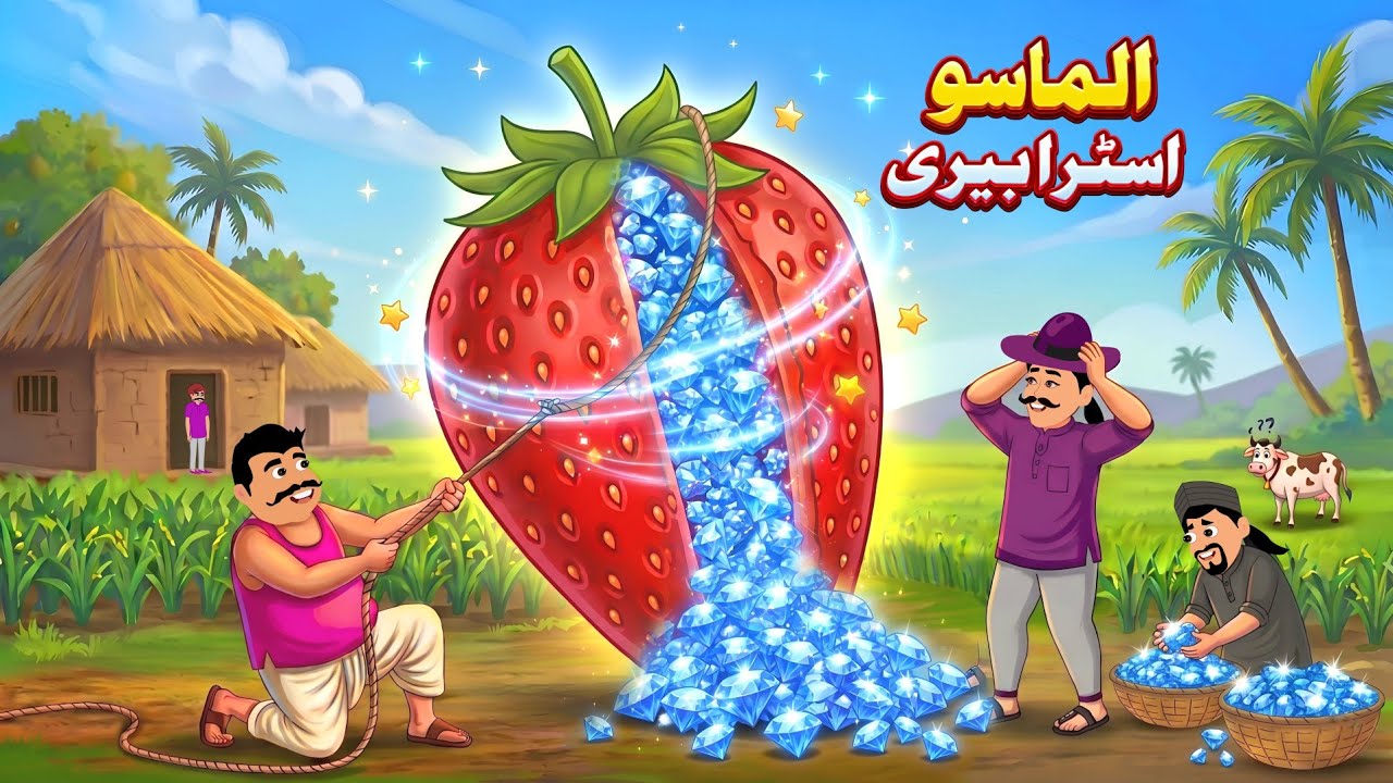 Diamonds Strawberry | Almaso Strawberry | Pashto Moral Story