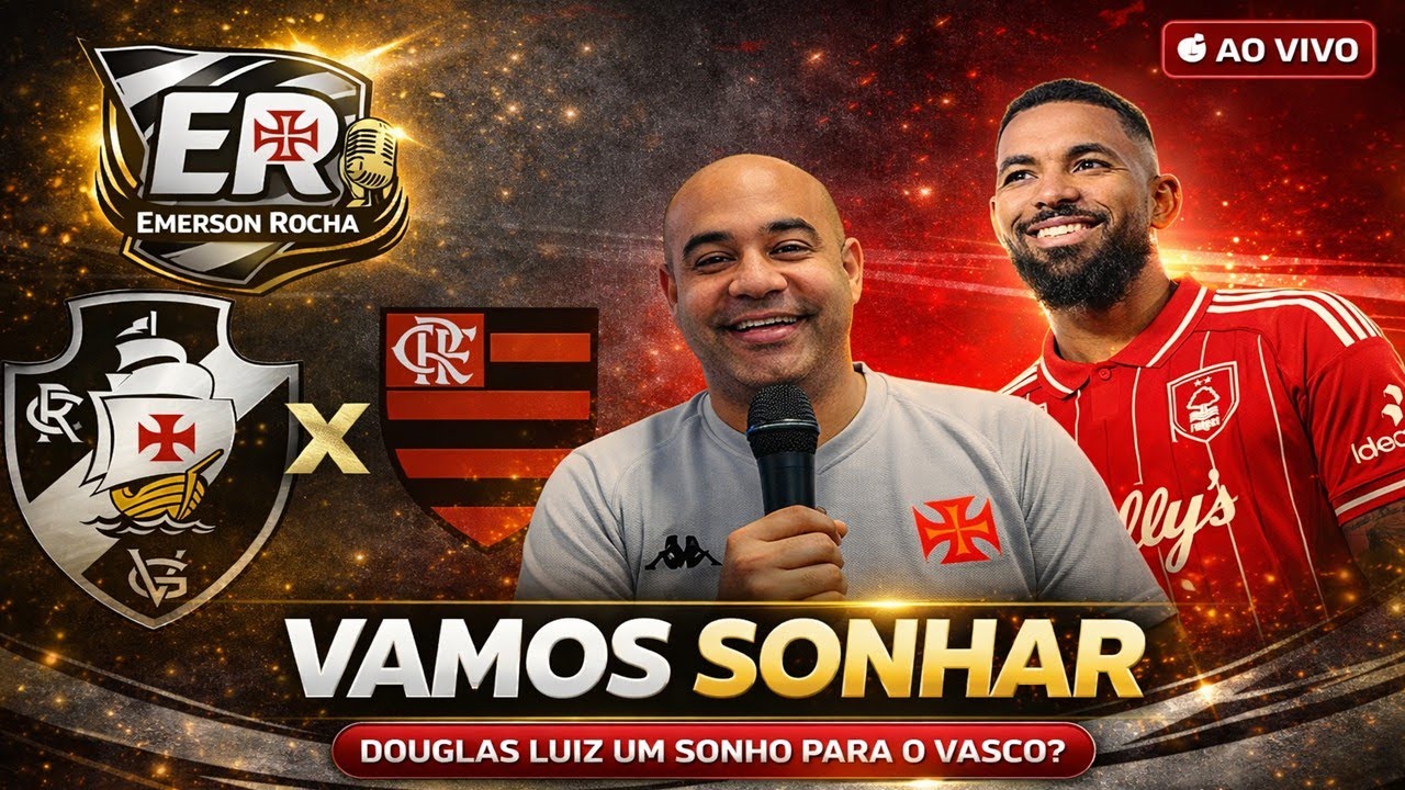 ESTREIA! PRIMEIRA LIVE DO CANAL EM DIA DE VASCO X FLAMENGO. VOLANTE CRIA É SONHO OU REALIDADE?