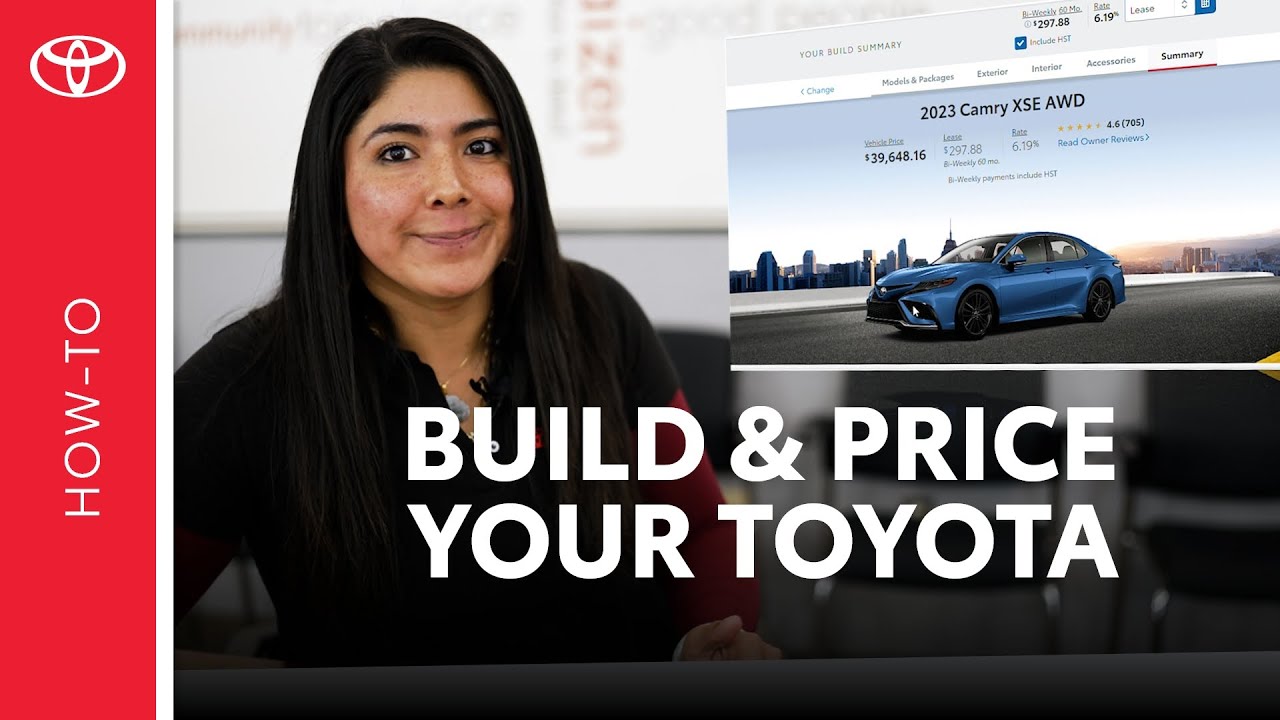 How To Build & Price Your Toyota - Performance Toyota | St. Catharines